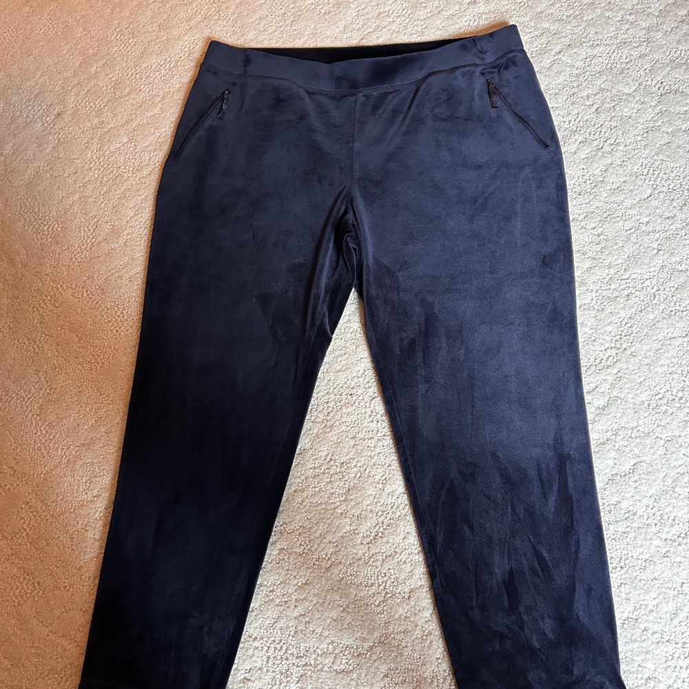 Chicos size 3 (16/18) velour pants